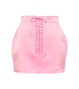 Alex Perry Dane Bra Top & Spence Mini Skirt Set Pink Size 6 for rent on The Volte - image 3