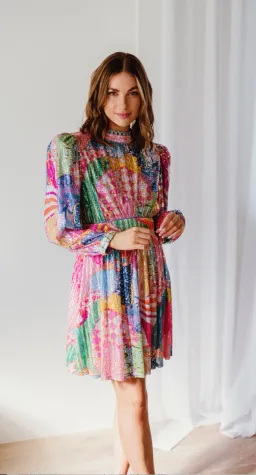 Celia B - Popa Dress Mini Sequin - Size Small for rent on The Volte - image 2