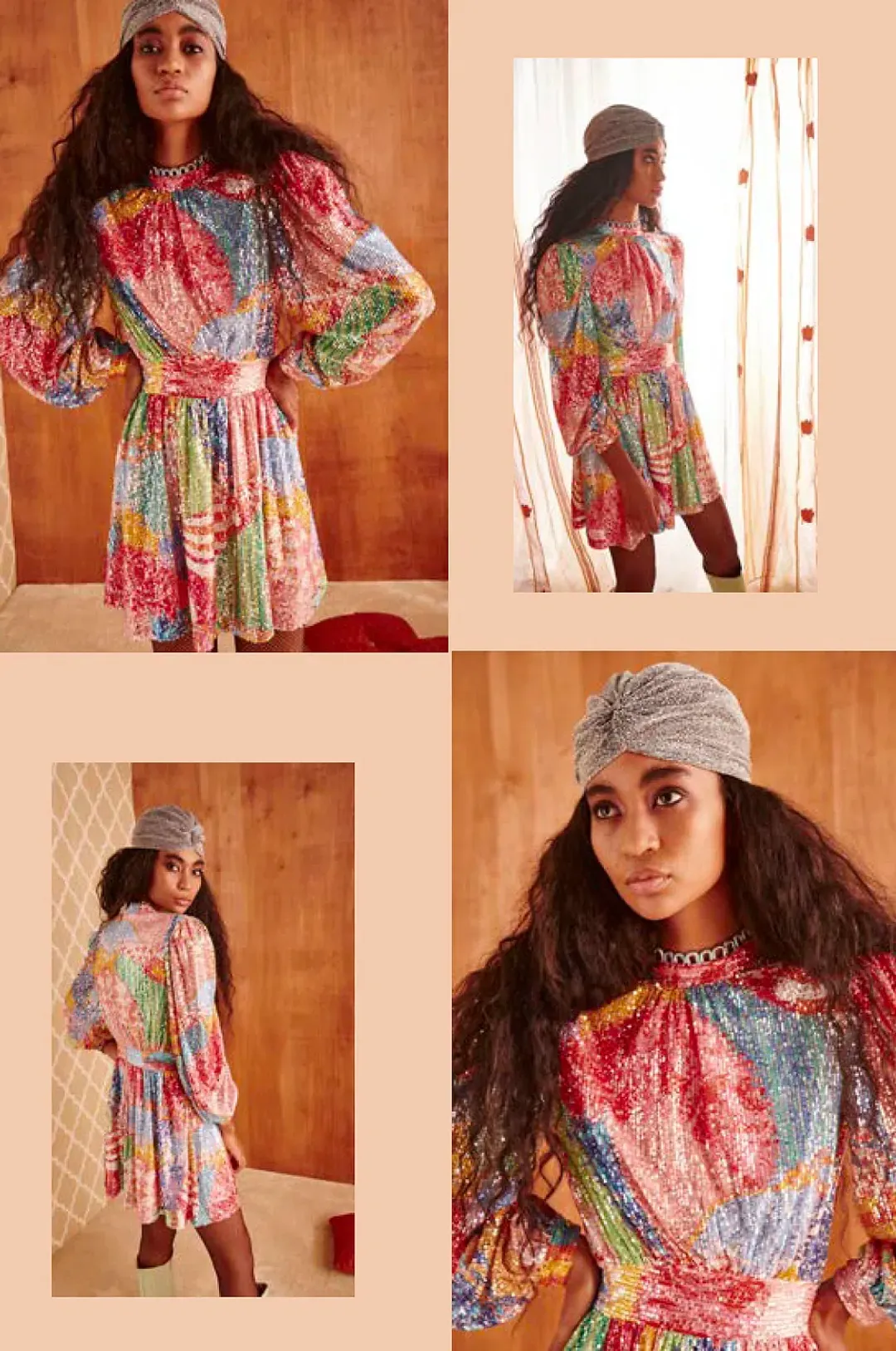 Celia B - Popa Dress Mini Sequin - Size Small for rent on The Volte - main image