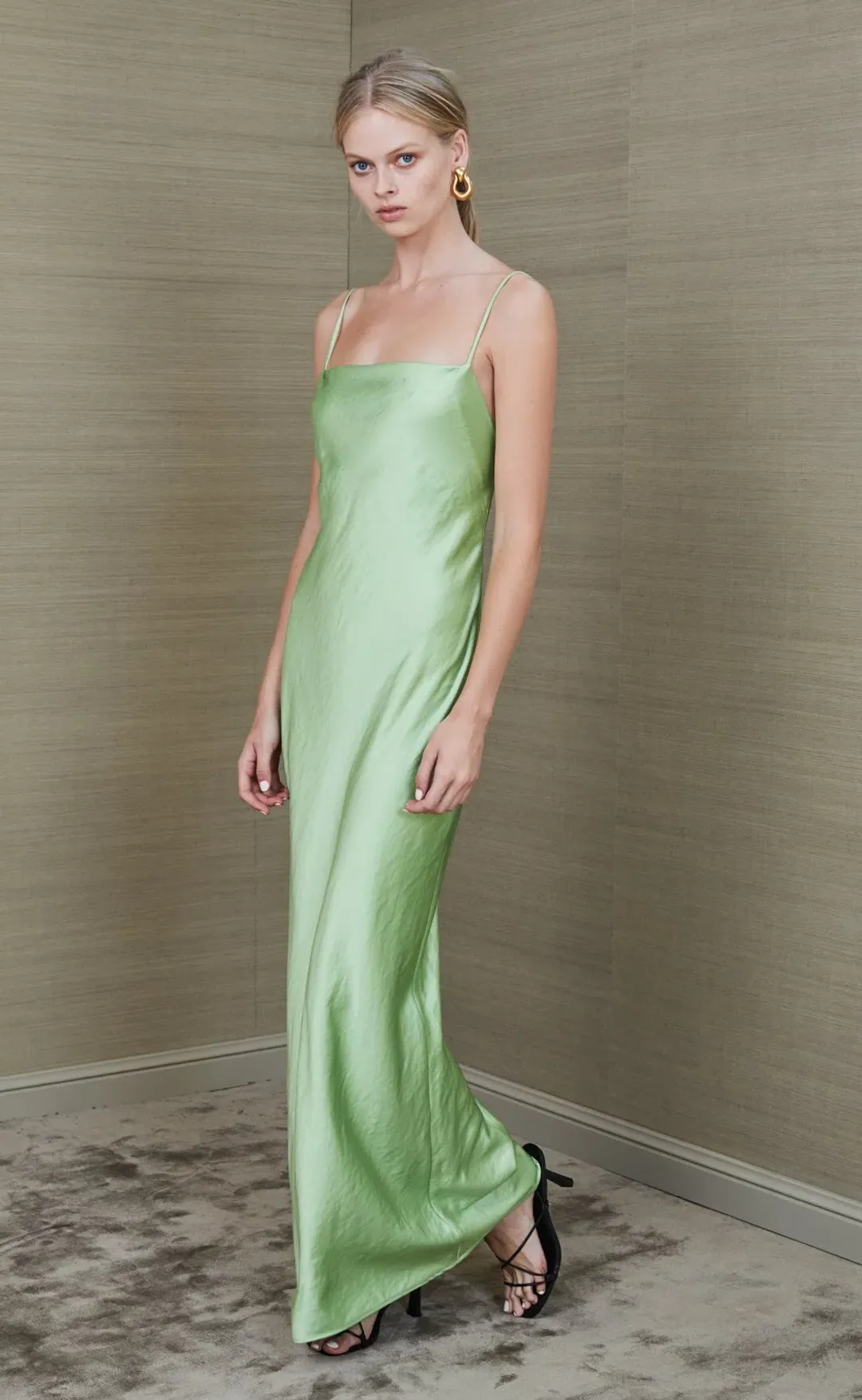 Bec & Bridge Apple Eyes Maxi Dress Green Size 6 for rent on The Volte - main image