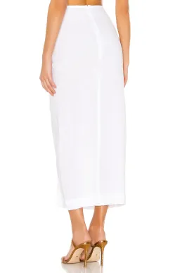 Natalie Rolt Bellini Crop Top Size 8 and Skirt Size 6 Set White for rent on The Volte - image 5