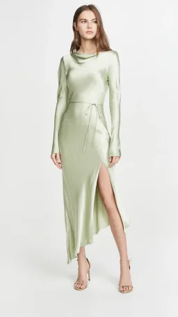 Bec & Bridge Crest Long Sleeve Midi Dress Peppermint Size 10 for rent on The Volte - image 1