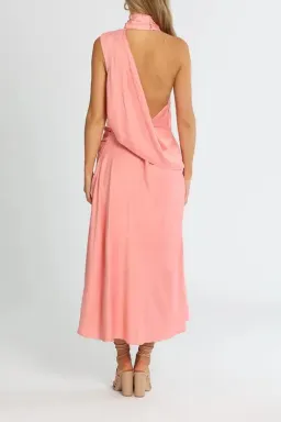 Misha Robbia Satin Dress Pink Size 8 for rent on The Volte - image 3