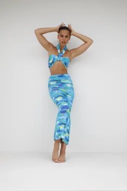 Asta Resort Carmen Top and Skirt Set Ocean Size 6 for rent on The Volte - image 10