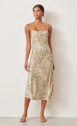 Bec & Bridge Catalonia Midi Dress Print Size 10 for rent on The Volte - image 1