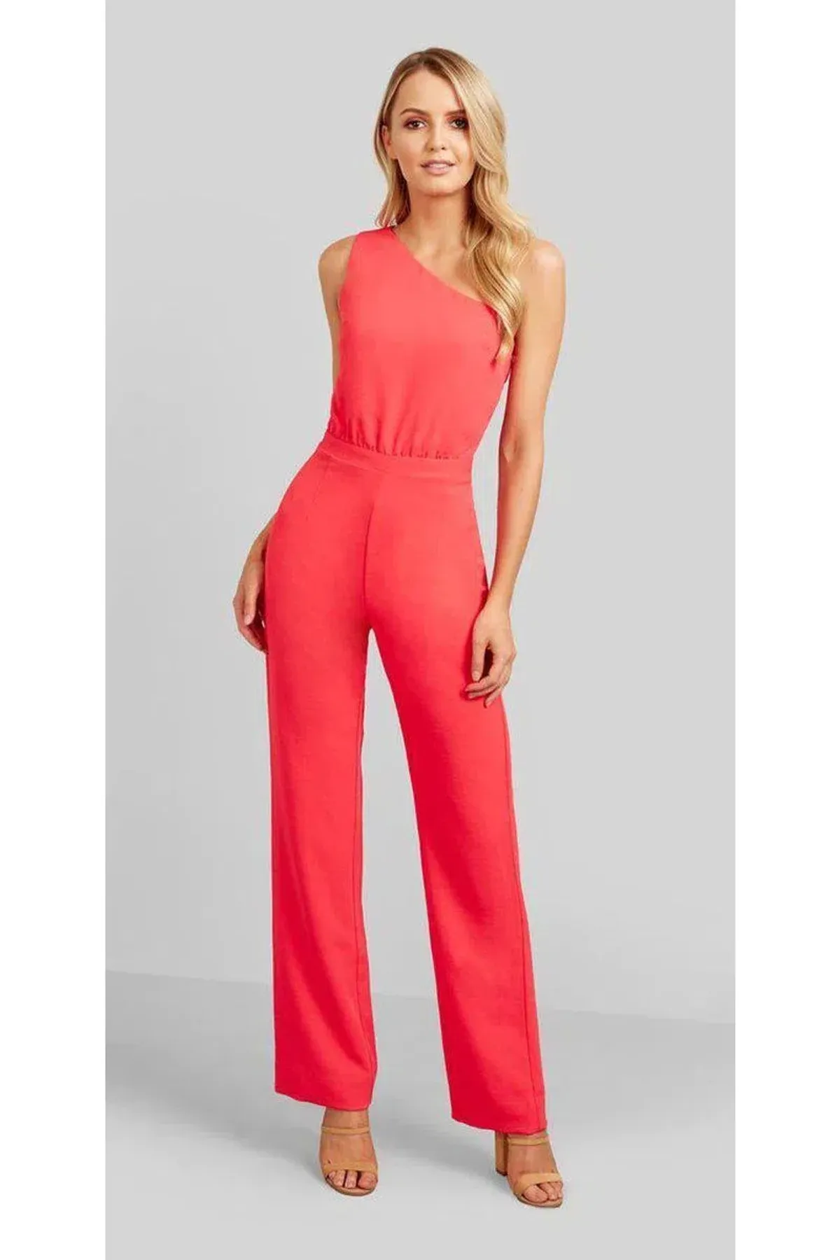 Kookai Aria Jumpsuit Red Size 40 for rent on The Volte - main image