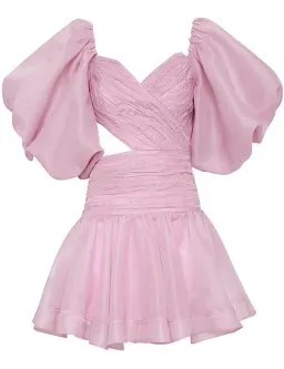 Aje Myriad Cut Out Mini Dress in Lilac Size 4 for rent on The Volte - image 7