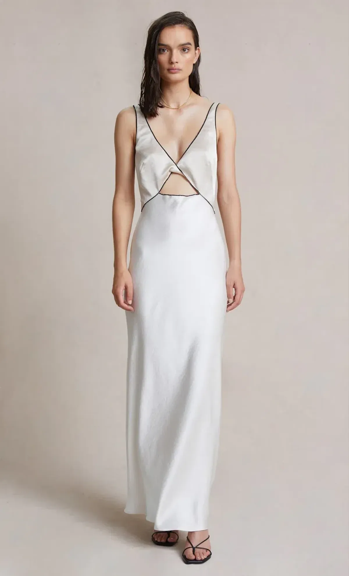 Bec & Bridge Sandy Maxi Dress Ivory Size 14 - Image 1