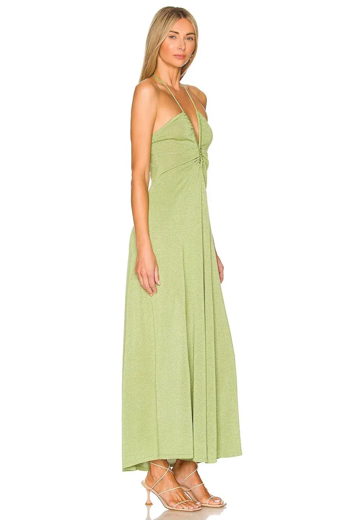 Bec and Bridge Indya Knit Maxi Dress Green Size 12 - Image 2