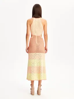 Alice McCall Tea Rose Salty Kisses Midi Dress Pink Print Size 10 for rent on The Volte - image 5