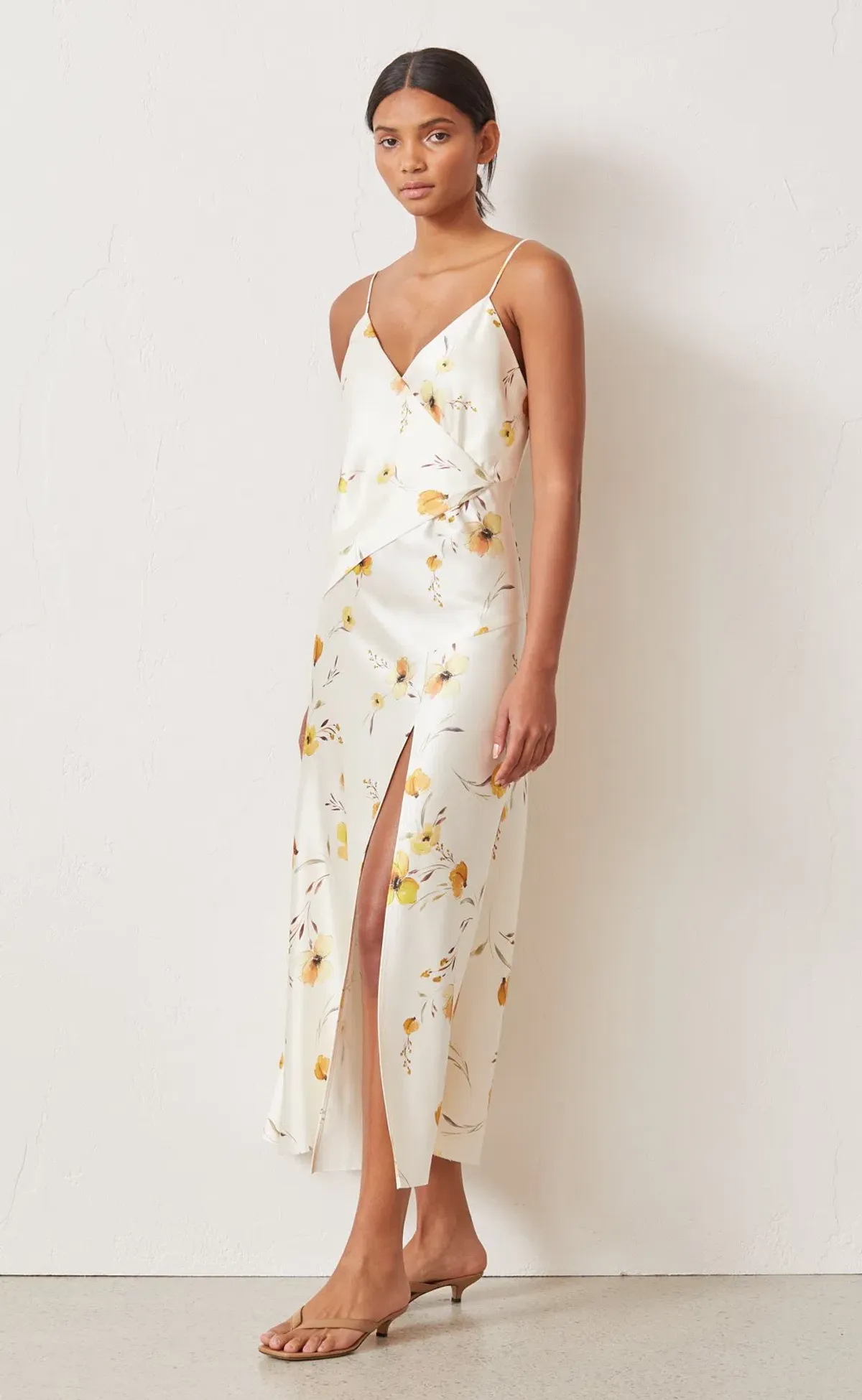 Bec & Bridge Colette Wrap Midi Dress Print Size 8 - Image 2