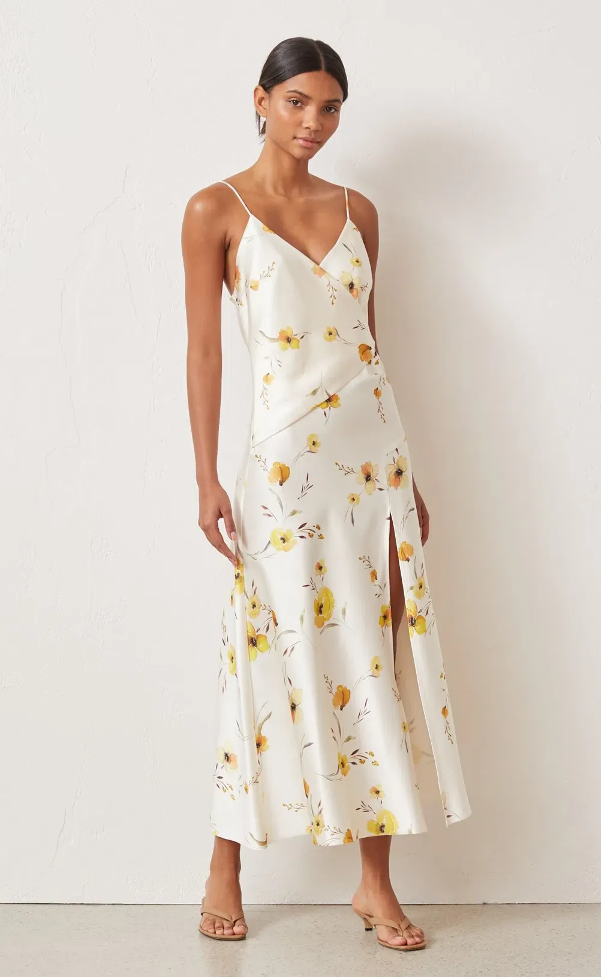 Bec & Bridge Colette Wrap Midi Dress Print Size 8 for rent on The Volte - main image