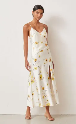 Bec & Bridge Colette Wrap Midi Dress Print Size 8 for rent on The Volte - image 1