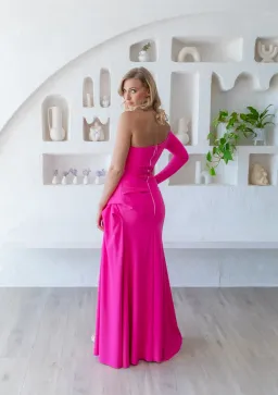 Meraki Knox Drape Gown Pink Size 8 for rent on The Volte - image 2