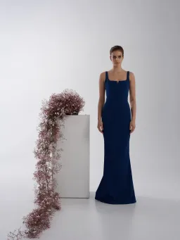 Rachel Gilbert Anneke Gown Navy Size AU 8 for rent on The Volte - image 4