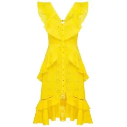 Alice McCall Clair De Lune Dress in Lemon Daisy Size 10 for rent on The Volte - image 3