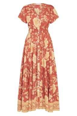 Spell & The Gypsy Sloane Gown in Ochre Size Medium for rent on The Volte - image 3