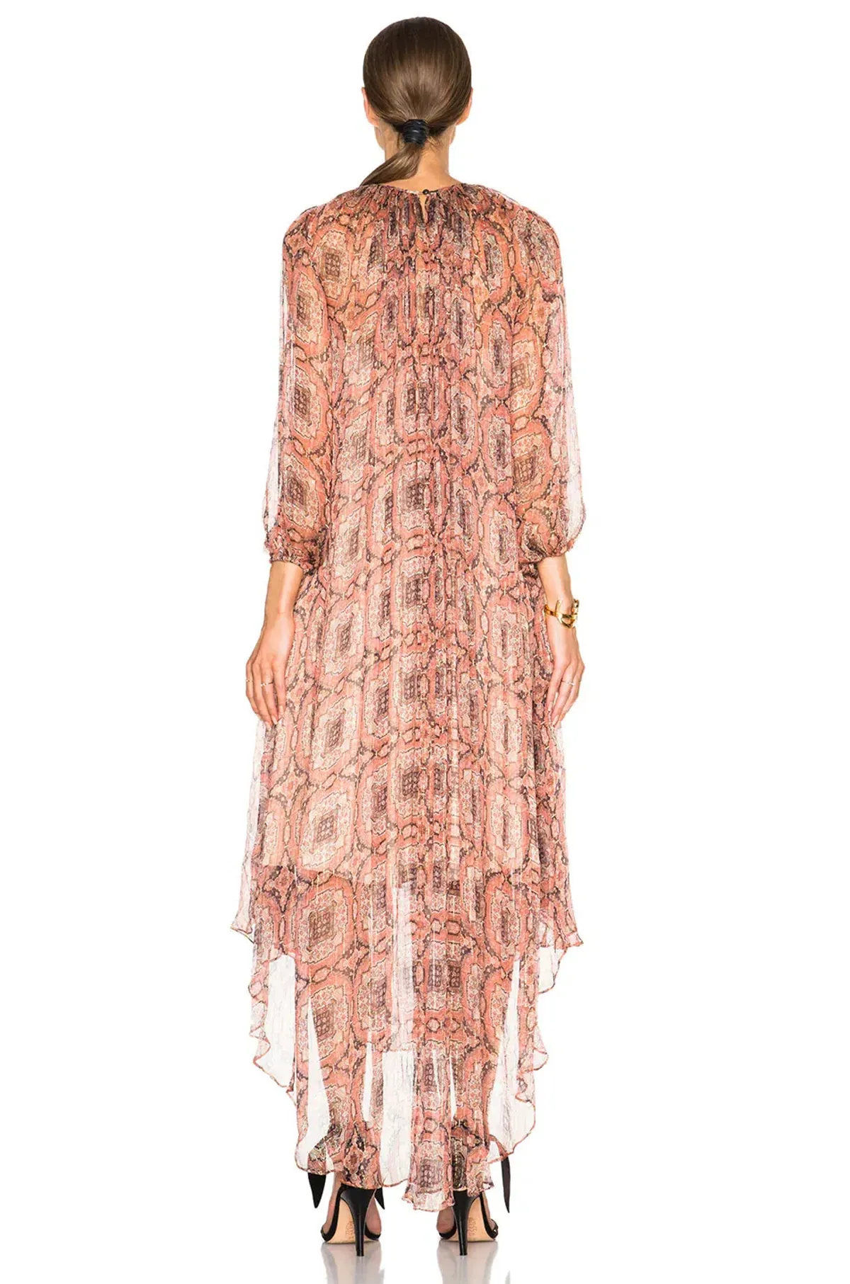 Zimmermann Empire Heiress Dress Ochre Konya Size 8 - Image 2