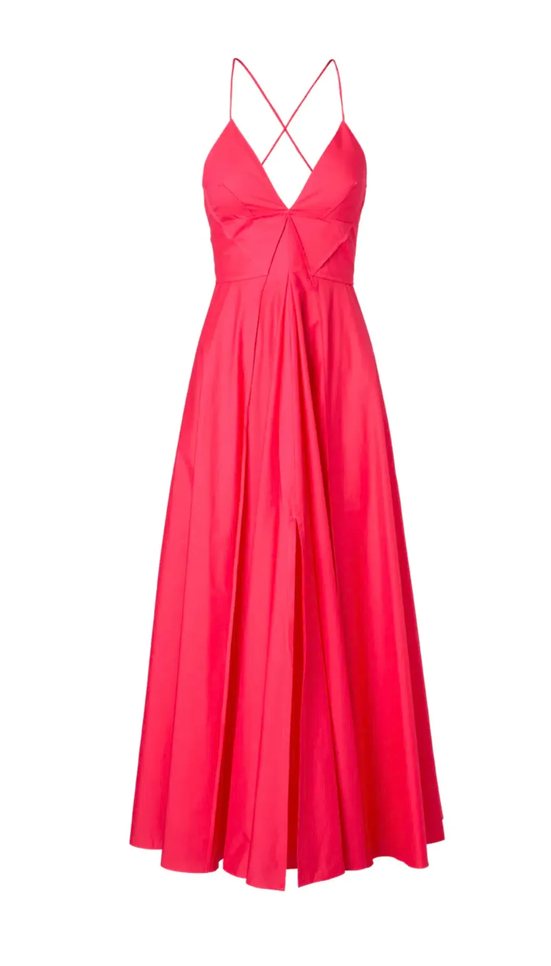 Scanlan Theodore Parachute Cotton Strappy Dress Fuchsia Pink Size AU 12 for rent on The Volte - main image