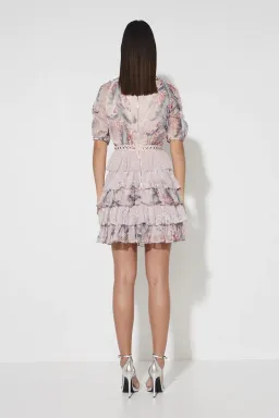 Mossman A Whisper of Fate Tiered Dress Floral Print Size 6 for rent on The Volte - image 4