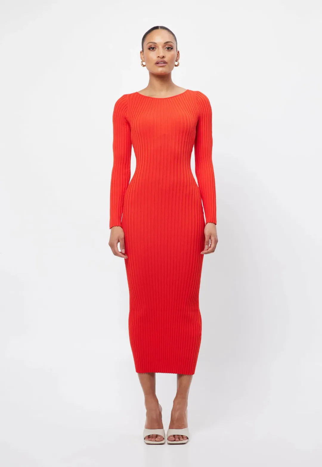 Mossman The Vivid Knit Dress Red Size 10 for rent on The Volte - main image