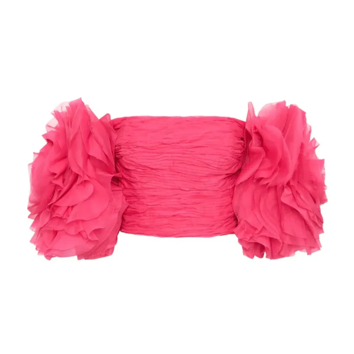 Aje Amour Bubble Top Berry Pink Size 8 - Image 5