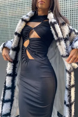 Eliya The Label Cabana Dress Black Size XS for rent on The Volte - image 2