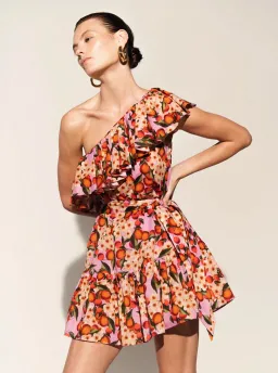 Borgo De Nor x Talia Collins Petra Linen Mini Dress Belisama Size 8 for rent on The Volte - image 3