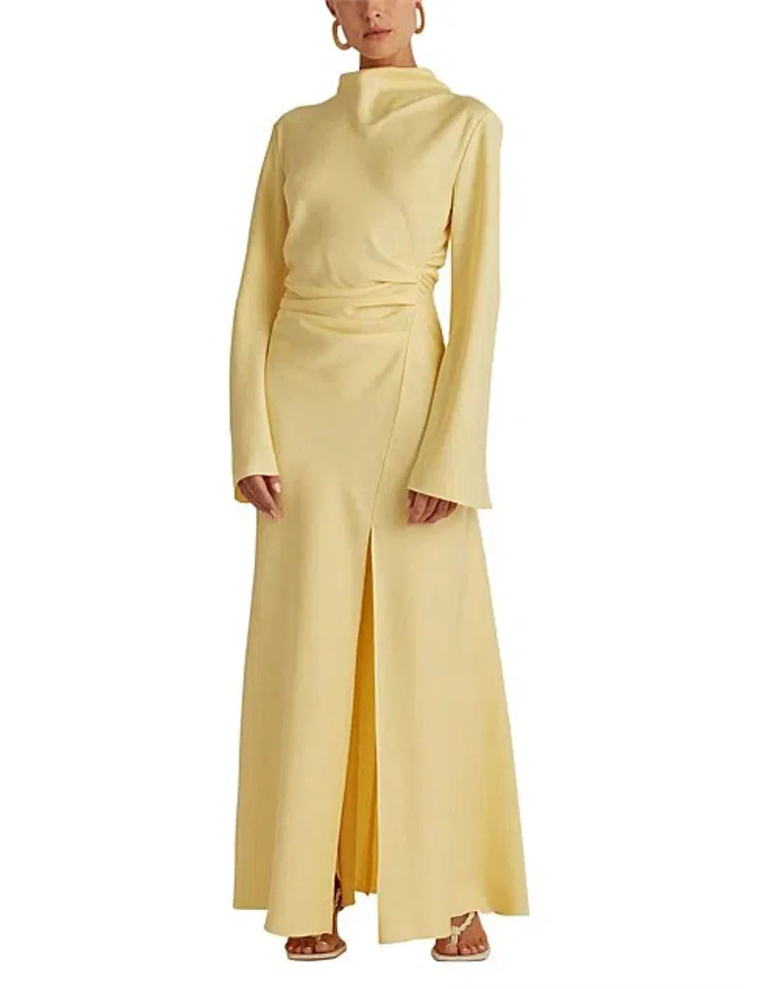 Camilla and Marc Darmascus Dress Yellow Size 12 for rent on The Volte - main image