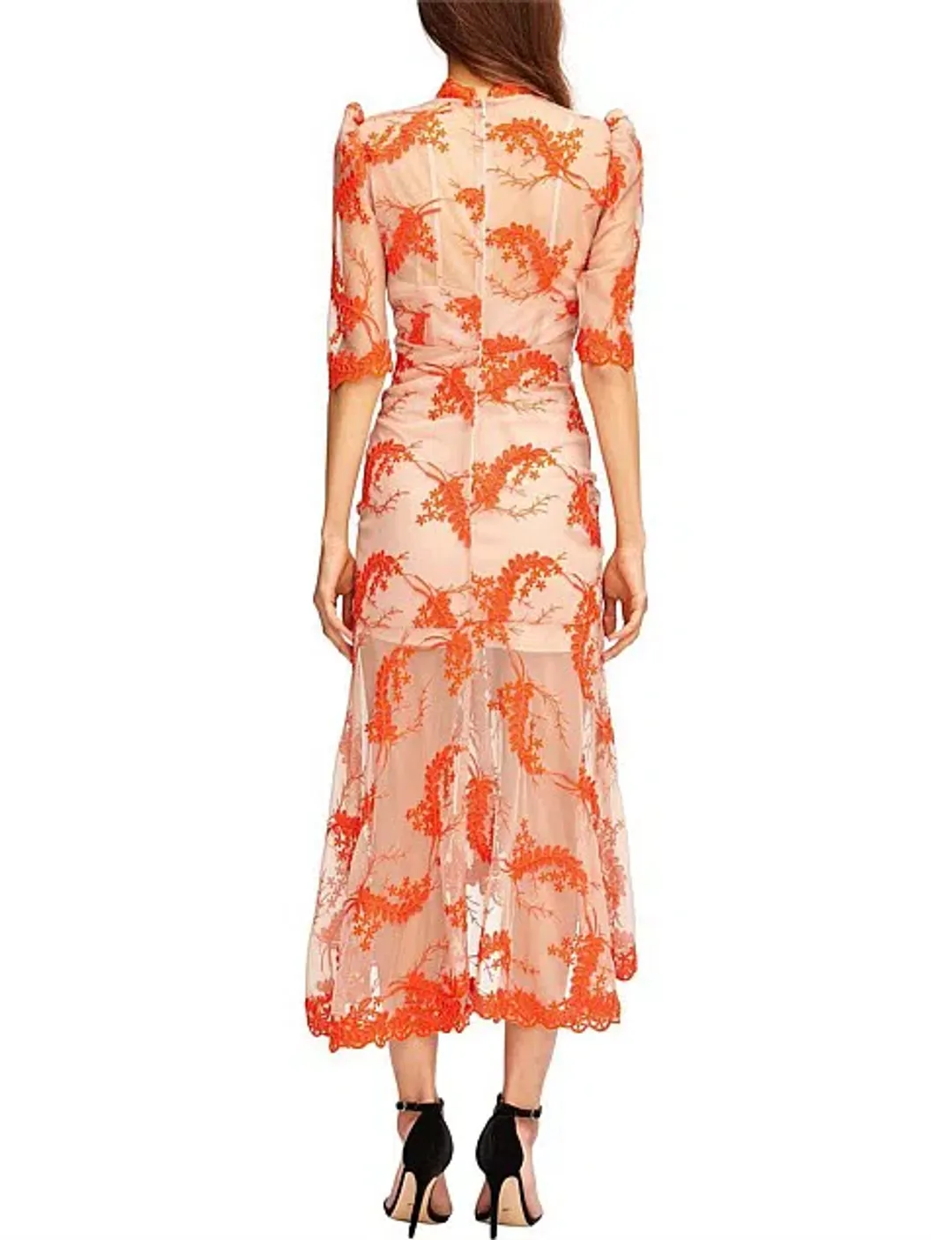 Alice McCall Honeymoon Midi Dress Blossom Size 8 for rent on The Volte - main image