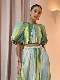 Acler Cumberland Top and Skirt Set Print Size 10 for rent on The Volte - image 2