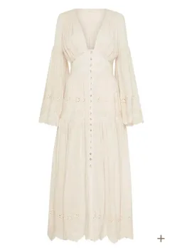 Spell Imogen Gown Cream Size M/Au 10 for rent on The Volte - image 3