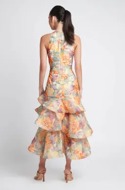 Sheike Imperial Floral Midi Dress Print Size 8 for rent on The Volte - image 2