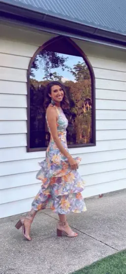 Sheike Imperial Floral Midi Dress Print Size 8 for rent on The Volte - image 4