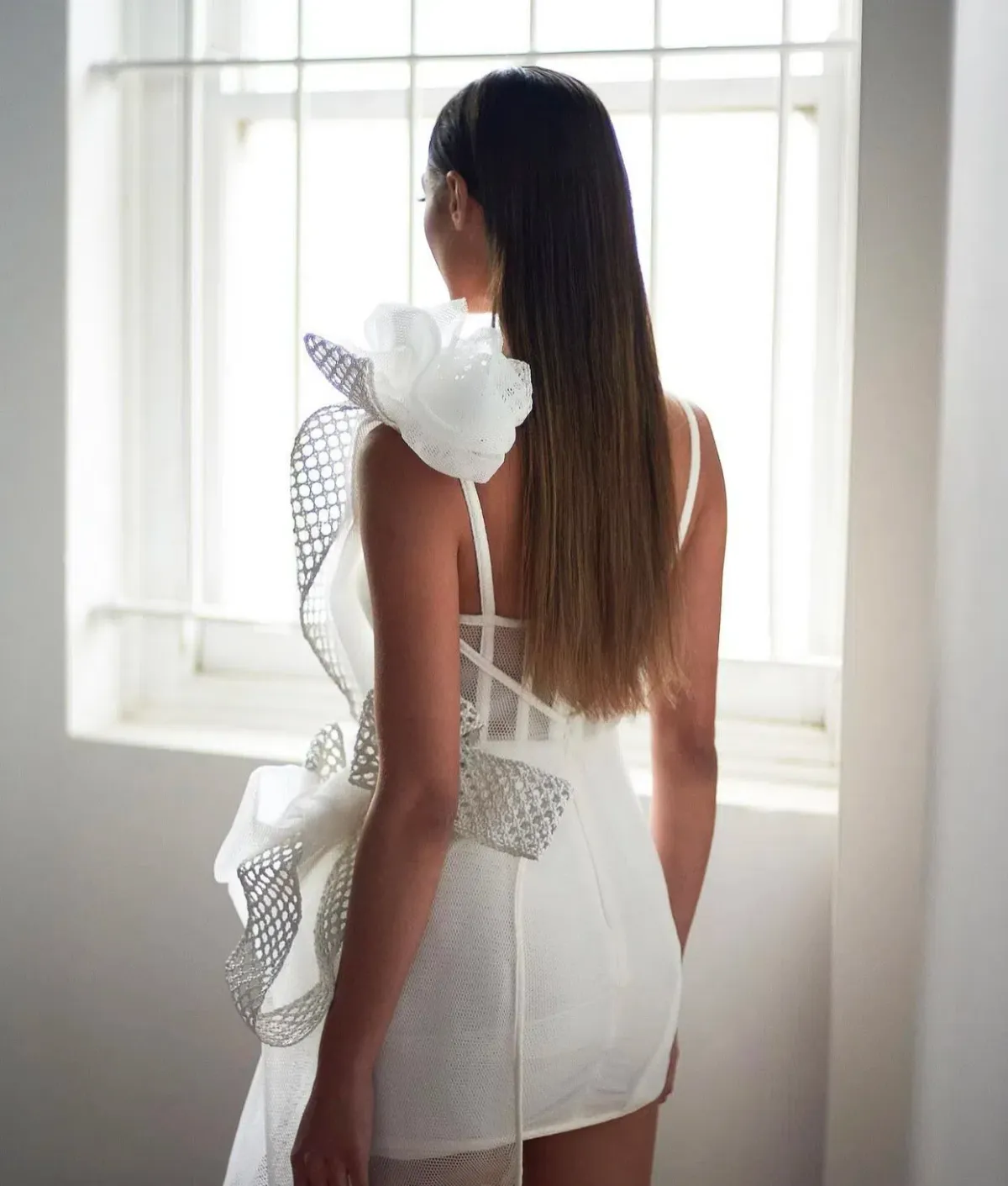 Eliya the Label Cheyanne Dress White Size 10 (FITS8) - Image 4