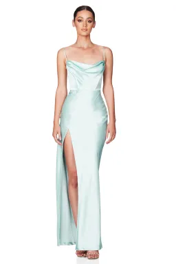 Nookie Dream Draped Gown Mint Size L / Au 12 for rent on The Volte - image 1