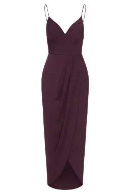 Shona Joy Core Cocktail Dress Aubergine Size 10 for rent on The Volte - image 4