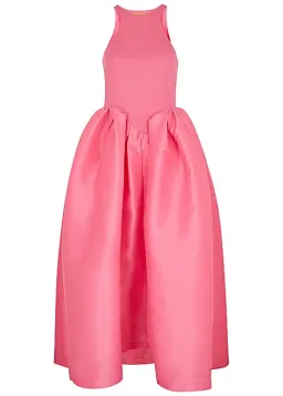Marques' Almeida Cotton And Taffeta Midi Dress in Pink Size S / Au 8 for rent on The Volte - image 3