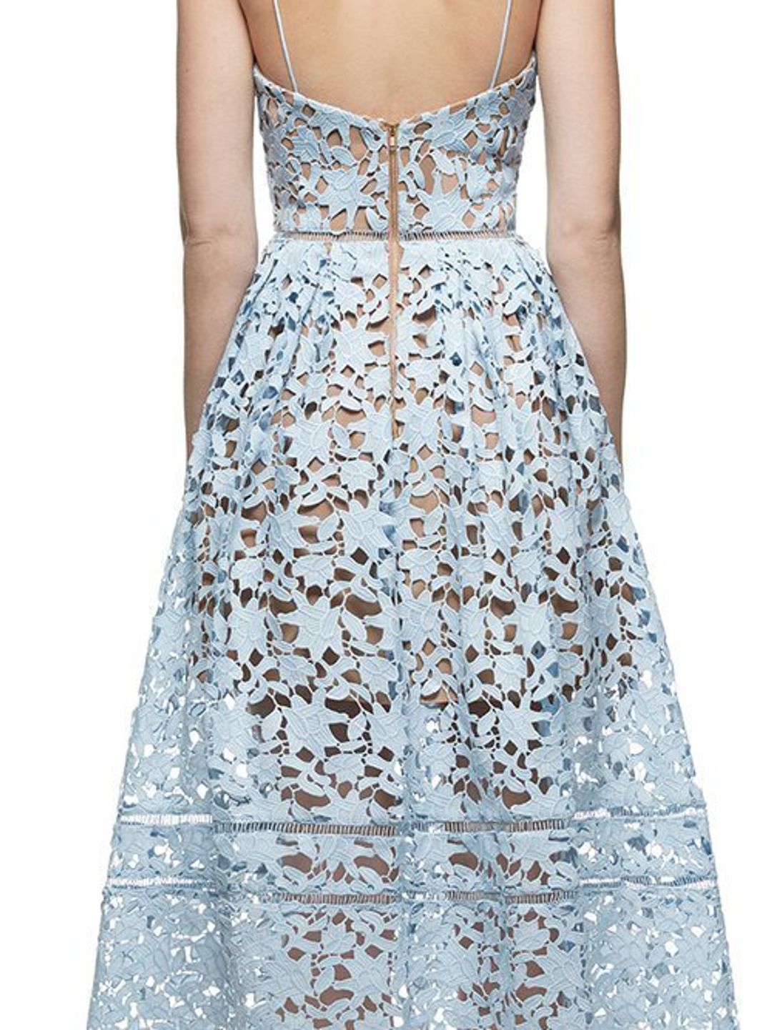 SELF-PORTRAIT blue Azaelea Dress size 10 for rent on The Volte - main image