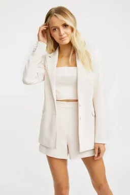 Kookai Cyprus Blazer in Praline Cream Size 12 for rent on The Volte - image 2