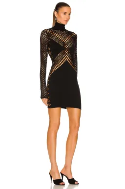 Dion Lee Seamless Tube Mini Dress Black Size 8 for rent on The Volte - image 2