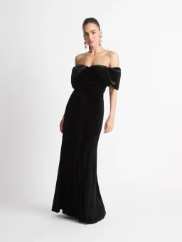 Sheike Vanity Maxi Dress Black Size 6 for rent on The Volte - image 1