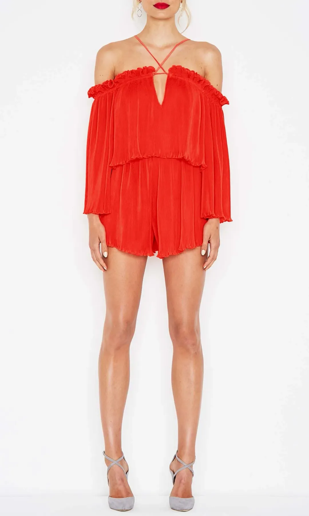 Alice McCall Locomotion Playsuit Red Size 8 for rent on The Volte - main image
