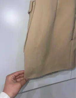 Dion Lee Pocket Bustier Dress Tan Size 6 for rent on The Volte - image 6