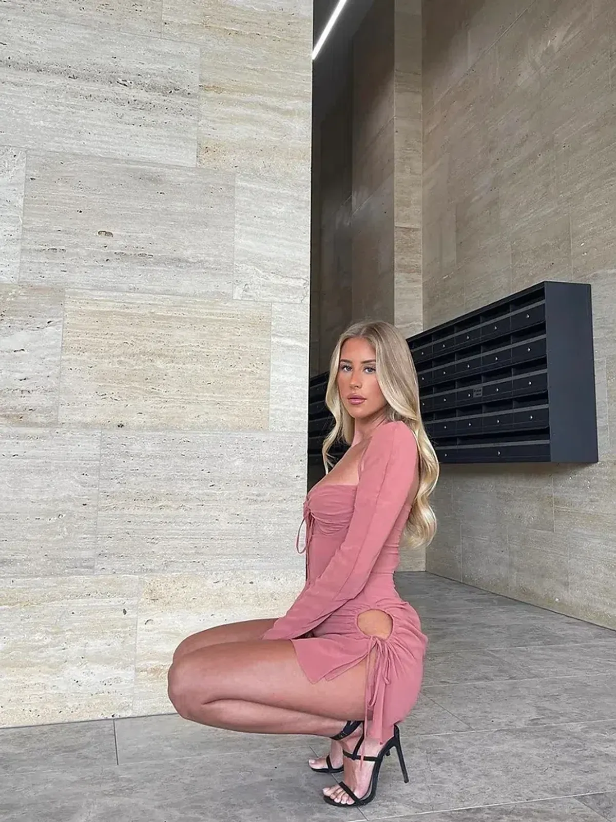 House of CB Baby Mini Dress Pink Size M / Au 10 - Image 7