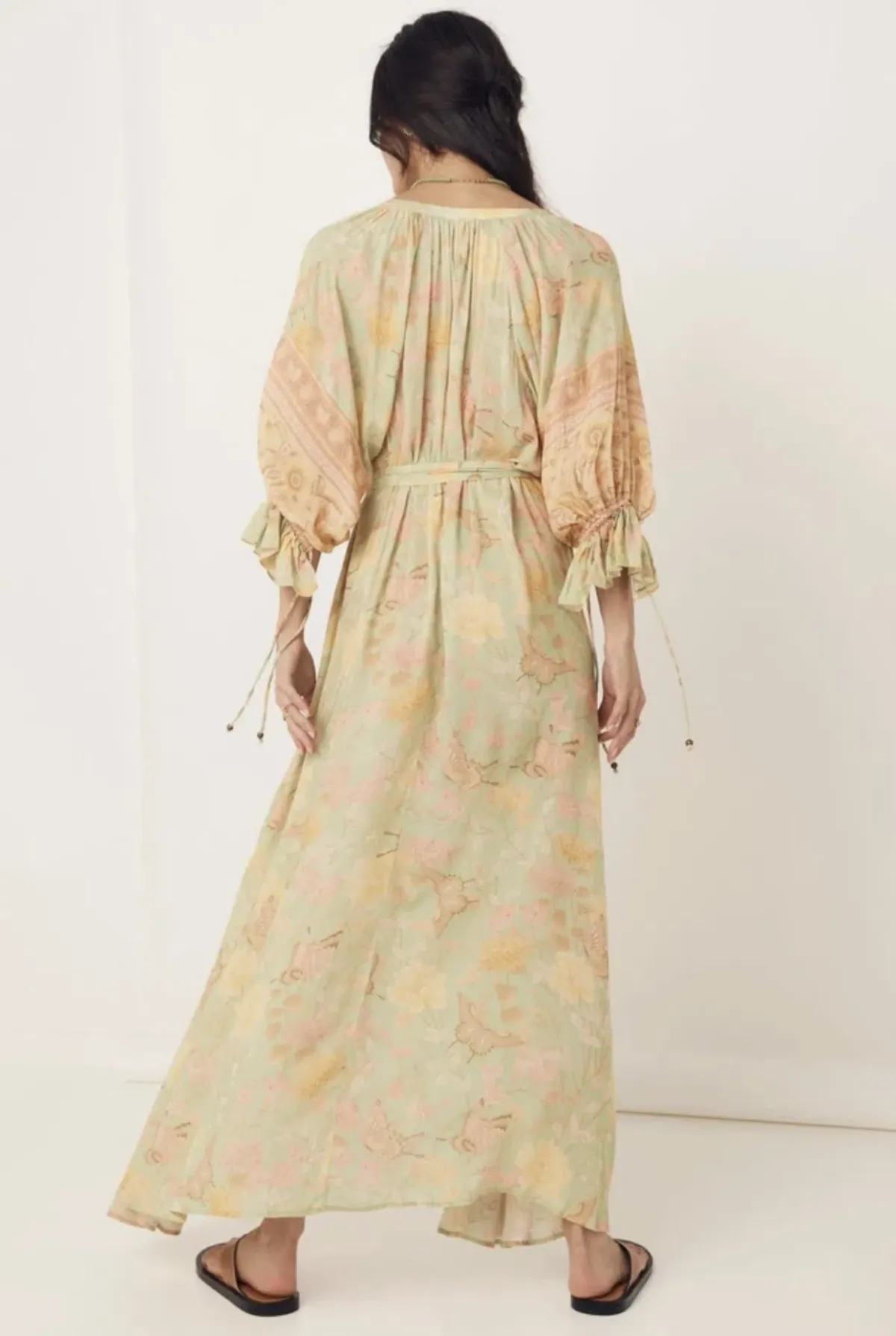 Spell & The Gypsy Butterfly Gown Print Size 8 - Image 3