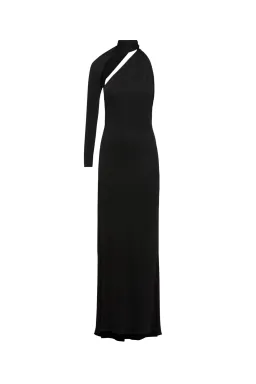 Scanlan Theodore Italian Knit Gown Black Size 6 for rent on The Volte - image 3