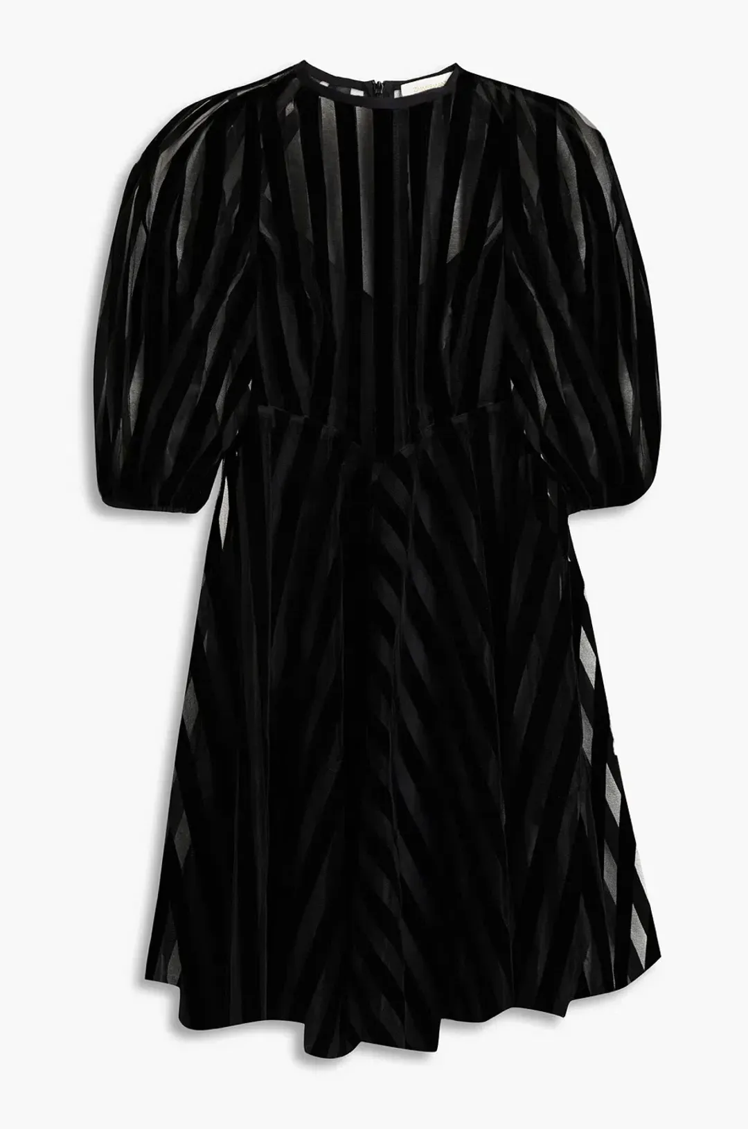 Zimmermann Striped Mini Dress Black Size 0/Au 8 for rent on The Volte - main image
