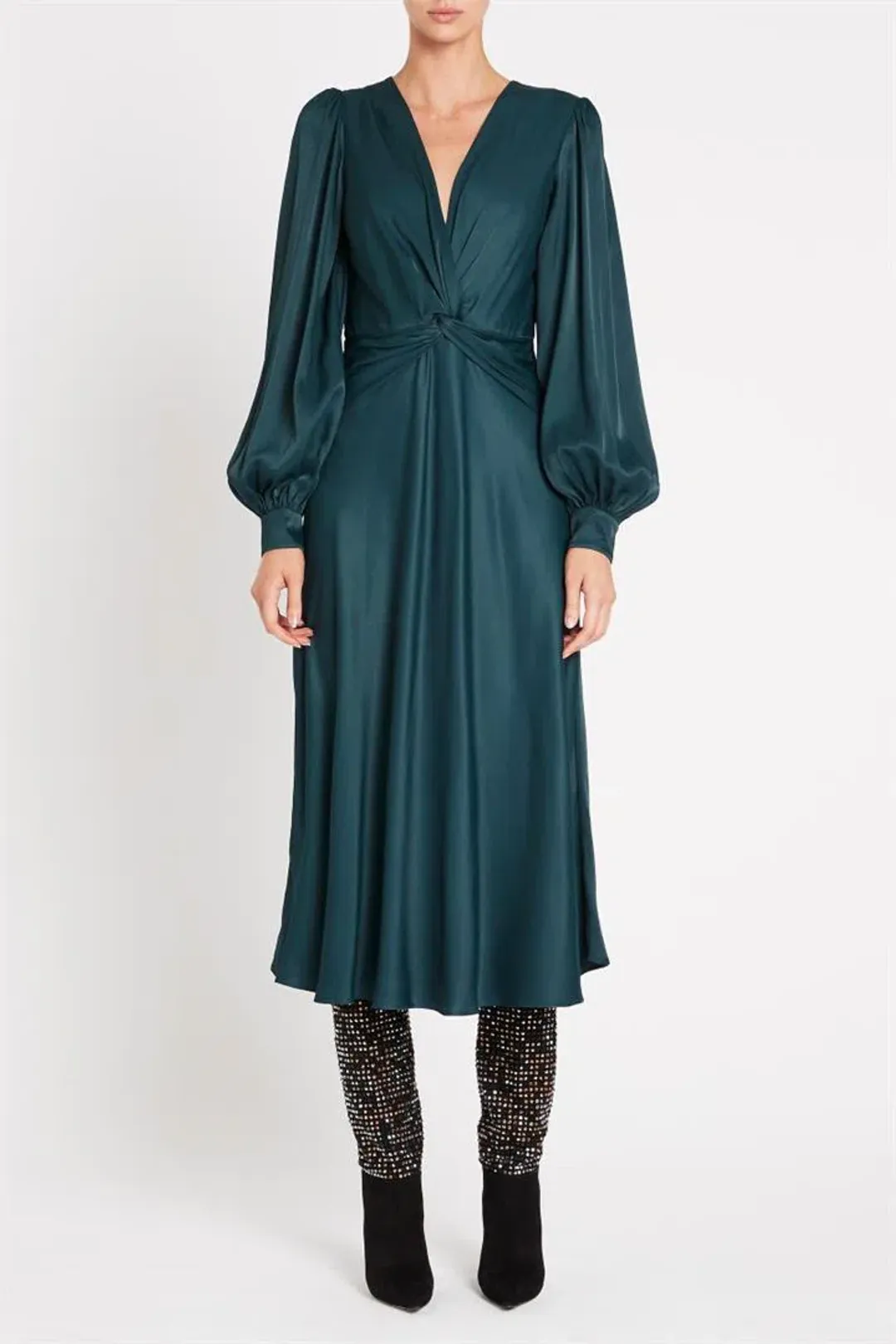 Sass & Bide A Perfect Dream Dress Green Size 6 for rent on The Volte - main image