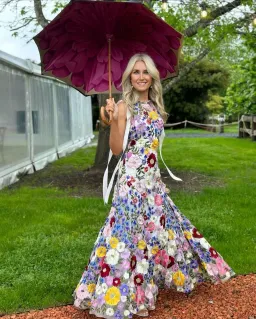 Rachel Gilbert Nya Gown Multi Size 1 / AU 8 for rent on The Volte - image 3